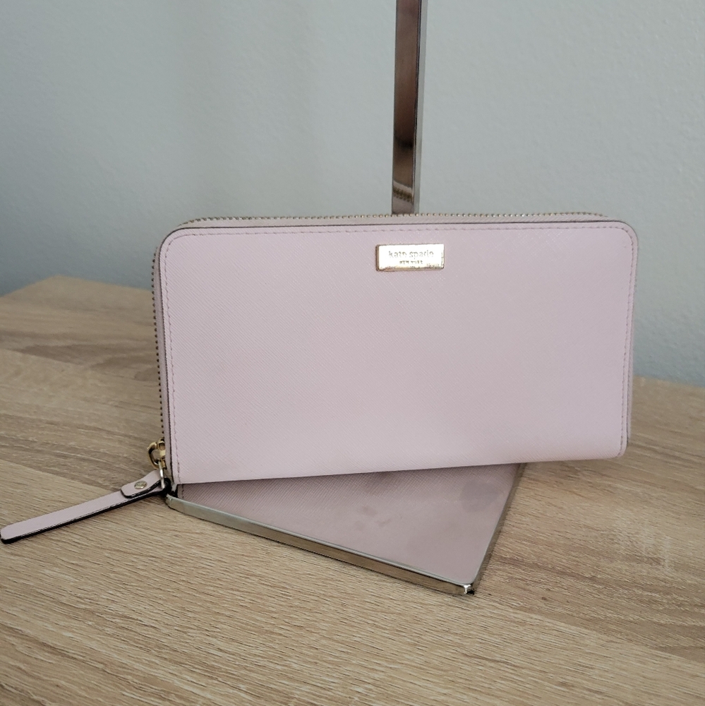 Kate Spade Newbury Lane Leather Full Zip Wallet